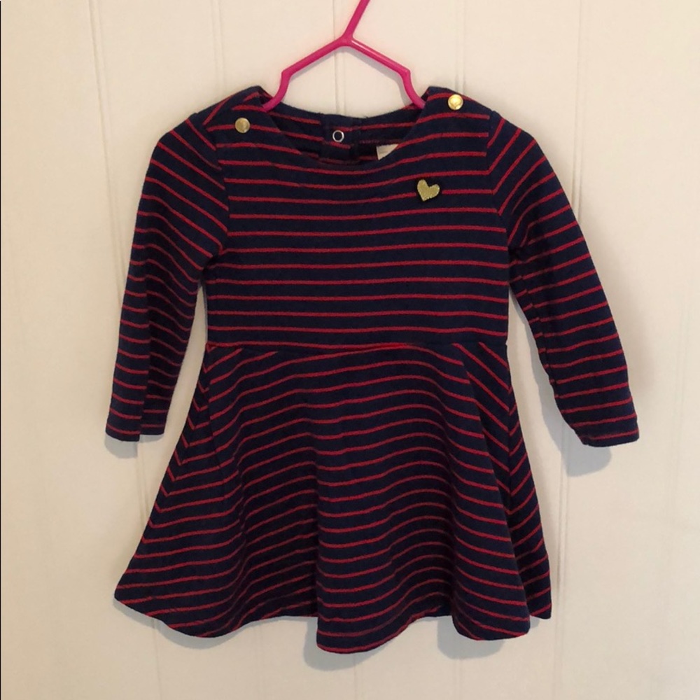 Navy/Red Dress